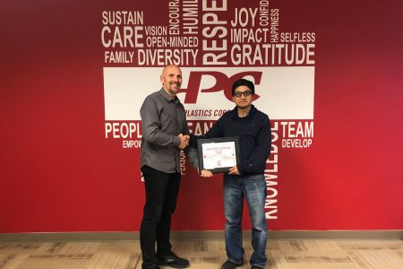 HPC - Newest Selfless Service Award Recipient